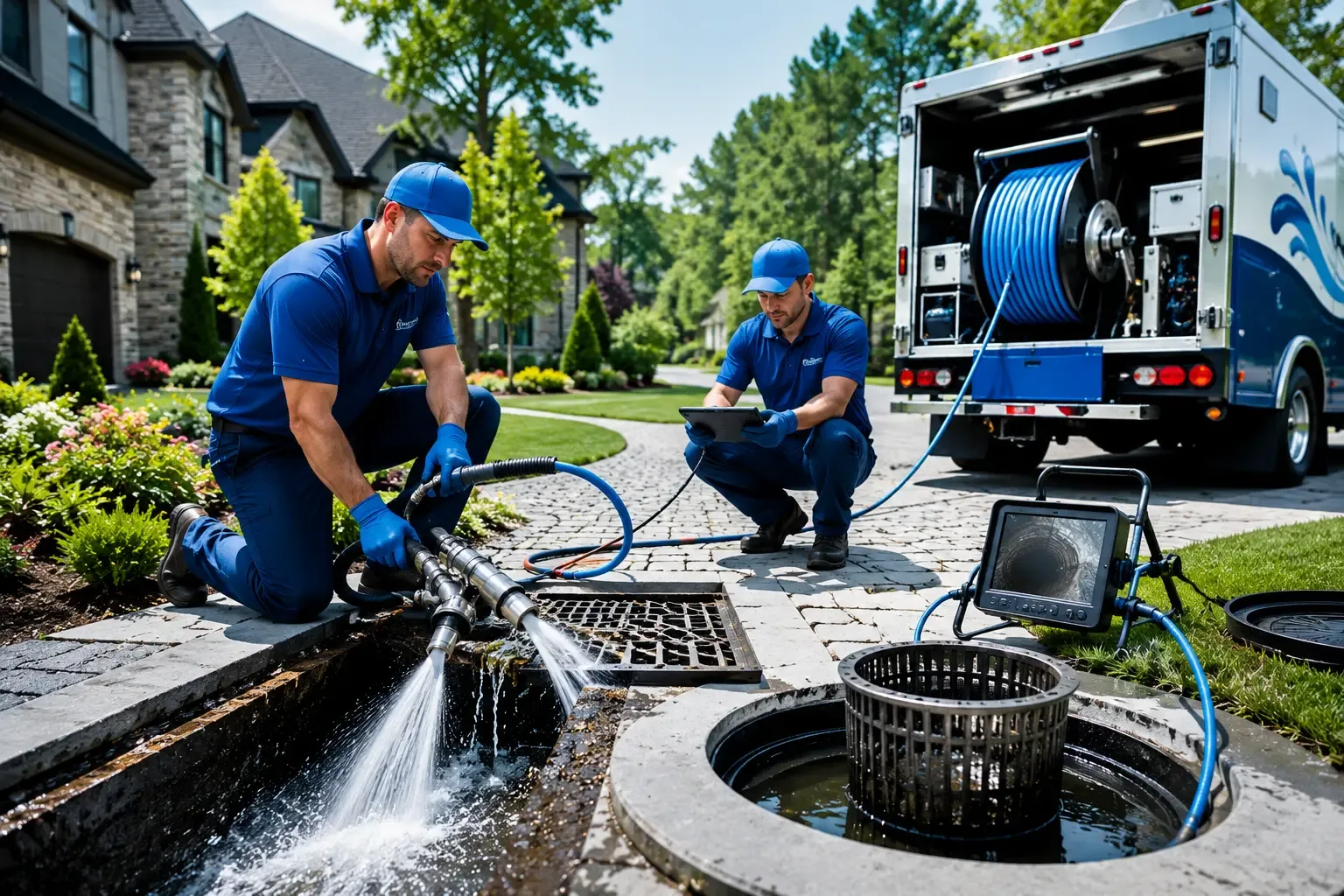Local outdoor drain cleaning professionals in Swanton, OH
